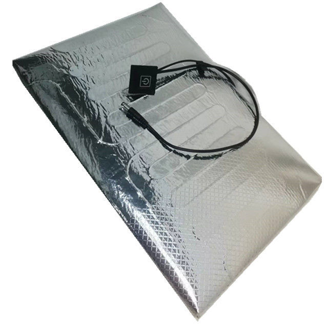 12-V-Aluminiumfolien-Heizkissen, Größe 25 x 25 cm, 30 x 30 cm, 35 x 35 cm, für die Lieferung von Lebensmitteln