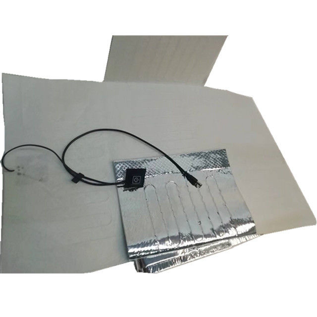 12-V-Aluminiumfolien-Heizkissen, Größe 25 x 25 cm, 30 x 30 cm, 35 x 35 cm, für die Lieferung von Lebensmitteln
