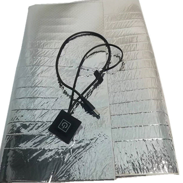 12-V-Aluminiumfolien-Heizkissen, Größe 25 x 25 cm, 30 x 30 cm, 35 x 35 cm, für die Lieferung von Lebensmitteln