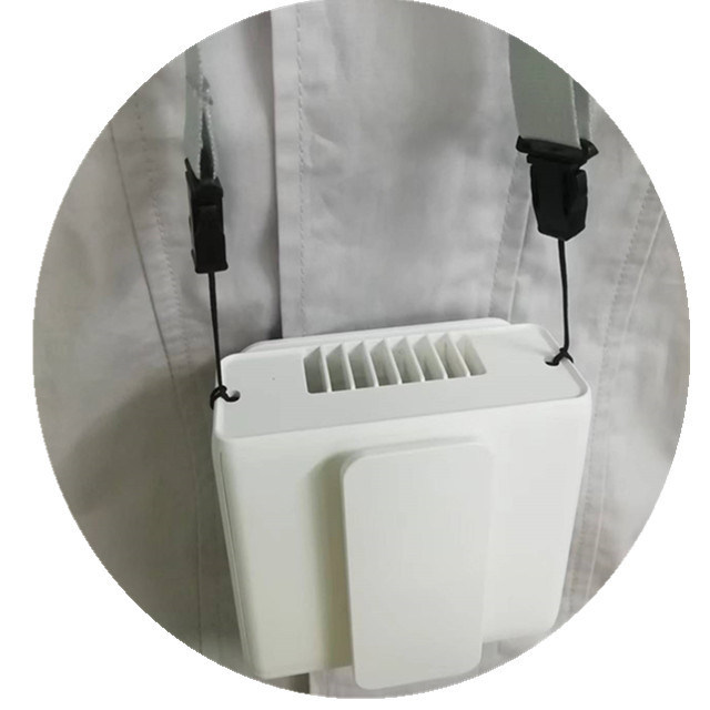 Multifunktions-Personal-Gürtellüfter zum Umhängen am Hals, Taillenclip-Lüfter, integrierter 5000mAh Akku, 5V USB tragbare tragbare Lüfter