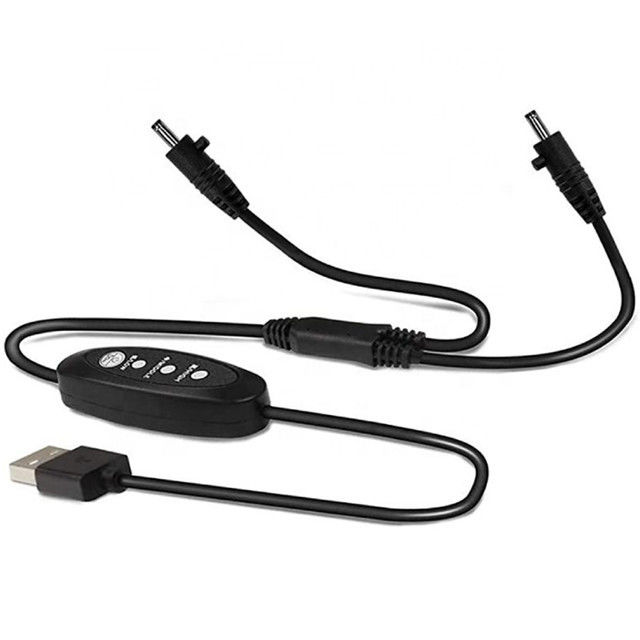 Niederspannungs-USB-Gleichstromkabel, 13 cm, gerades Winkel-USB-Netzschalterkabel