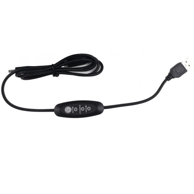 Niederspannungs-USB-Gleichstromkabel, 13 cm, gerades Winkel-USB-Netzschalterkabel