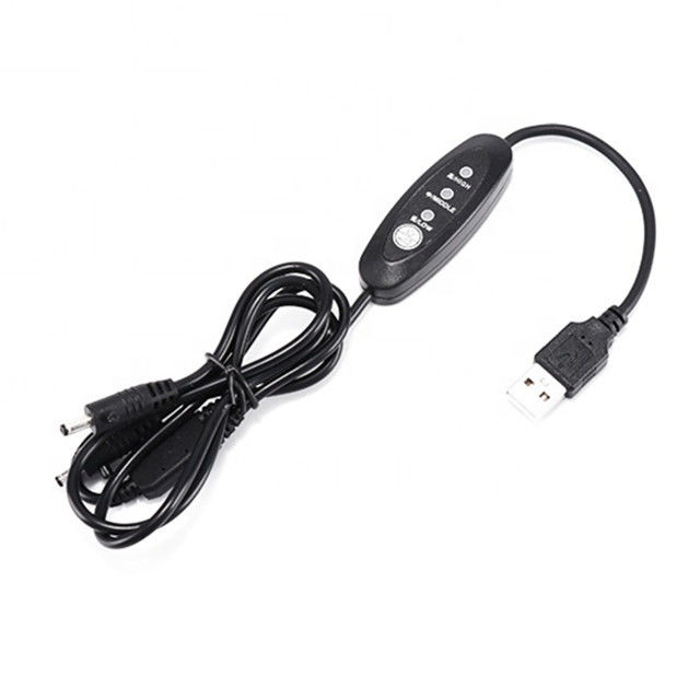 Niederspannungs-USB-Gleichstromkabel, 13 cm, gerades Winkel-USB-Netzschalterkabel