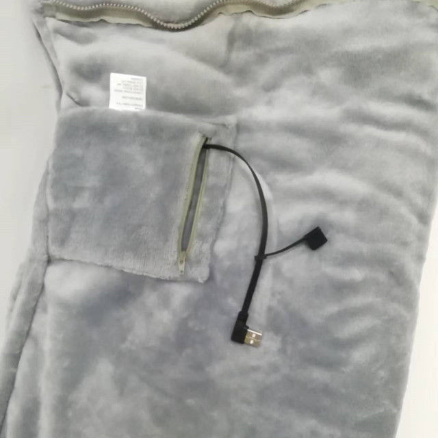 Niederspannungs-Infrarot-Heizdecke, 80 x 150 cm, sicheres beheiztes Bettlaken mit USB