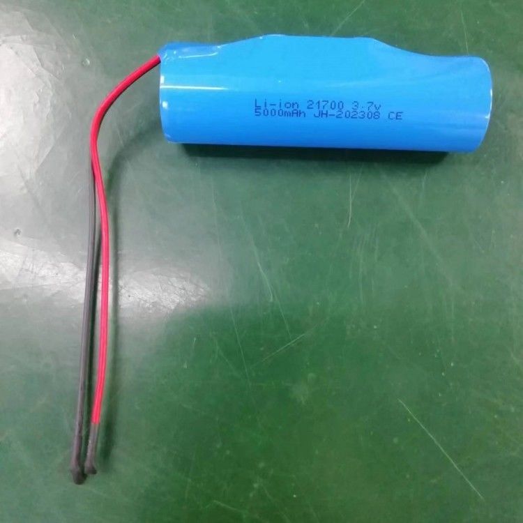 3.7V 5000mAh 21700 Pack mit PCB und Leads 20 AWG für elektronische Geräte