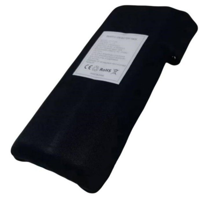 Kleidung 12V 10Ah Batterie 11,1V Schwarzes Tuch Gewickelt mit Gleichstrom-Ladestecker für Heizjacke
