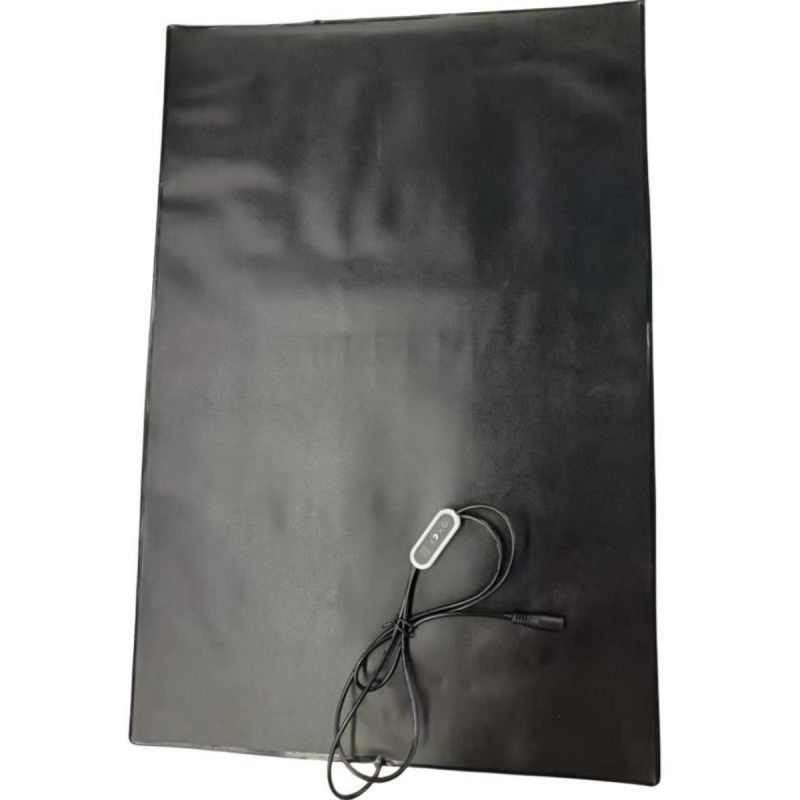 PVC-Heizmatte für Haustiere 12V Heizkissen 60x40cm mit Temperaturregler für Hunde und Katzen