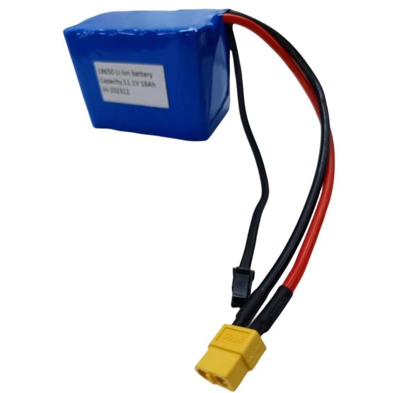 3S5P 18650 Batterie 11,1V 16Ah mit Ladeanschluss