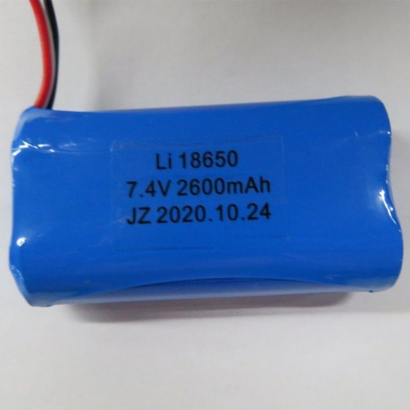 7.4V 2600mAh 18650 Zellbatterie mit 3 Leitungen und 3-Pin-Kontakt für Pos-Maschine
