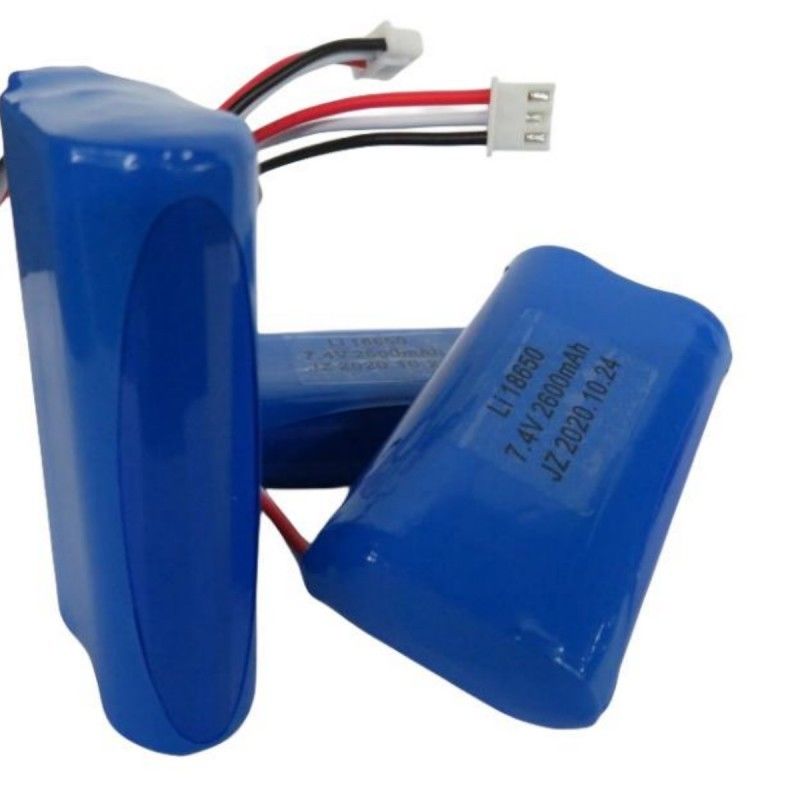 7.4V 2600mAh 18650 Zellbatterie mit 3 Leitungen und 3-Pin-Kontakt für Pos-Maschine