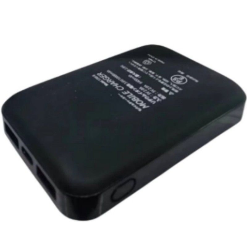 5V 2A USB 10000 Mah Powerbank Dual USB Port Schwarze Batterie-Powerbank