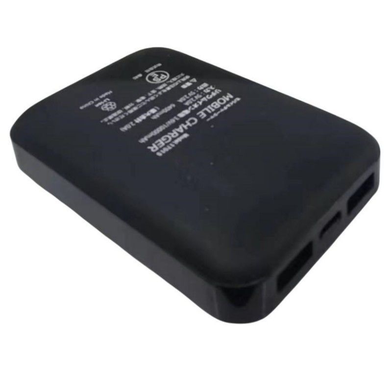 5V 2A USB 10000 Mah Powerbank Dual USB Port Schwarze Batterie-Powerbank