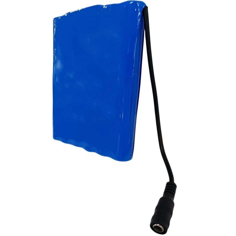 Slim 18650 Batteriepacks 6S2P 22.2V 5Ah mit DC 5.5x2.1mm Steckverbinder BMS oben