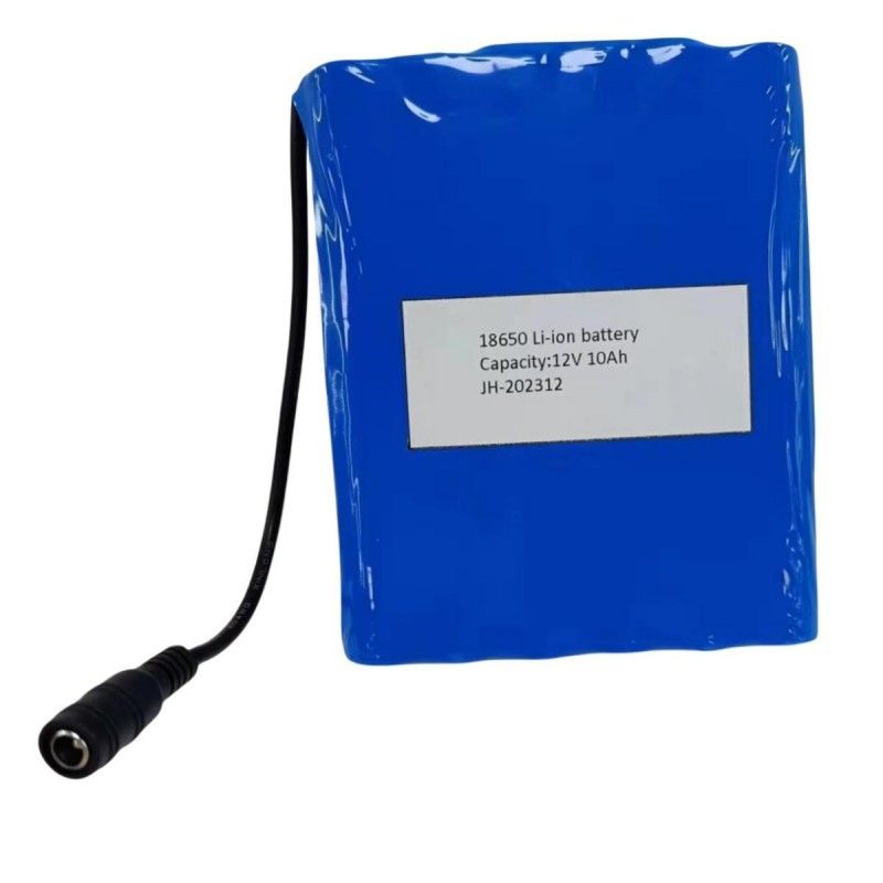 Flat Battery Pack 12V 10Ah 18650 Lithiumbatterie 3s4p mit DC-Frauenstecker für PVC-Heizkissen
