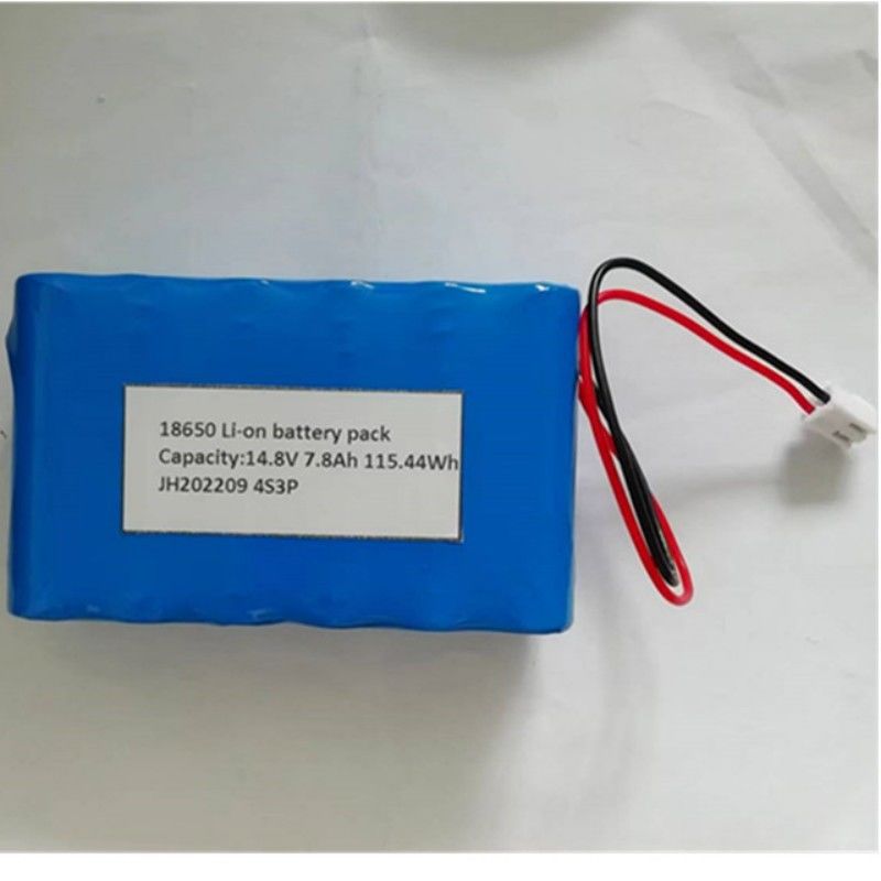 18650 Batteriepack 4s3p 14.8V 7.8Ah Batterie mit 2-Pin-Kontakt für LED-Leuchten