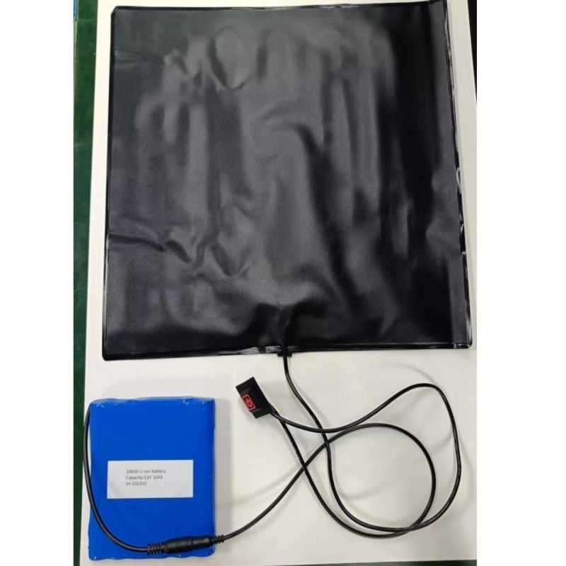 PVC-Heizkissen 12V 10Ah mit Batterie