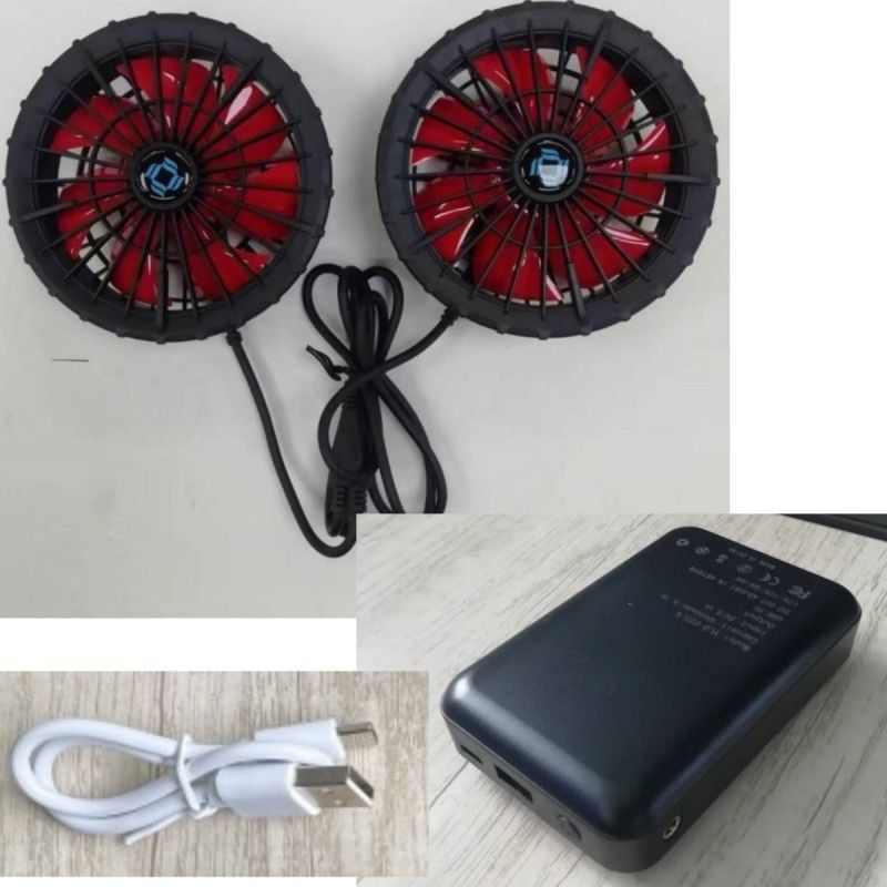 Arbeitskleidung Jackett Kühlventilator Batterie 12V 10000mAh mit chinesischem Bürstenlosmotor