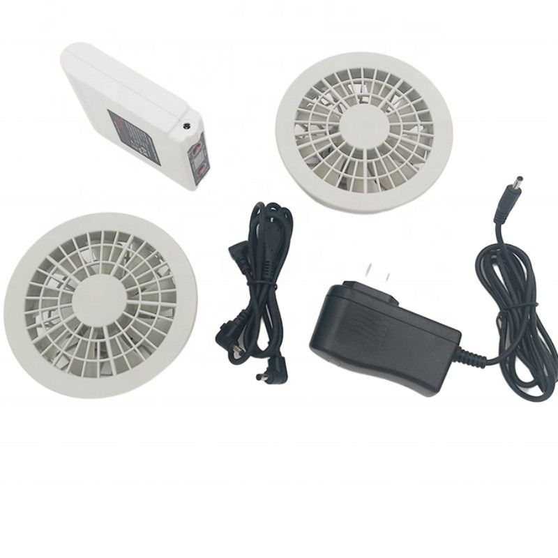 PSE-Lüfter-Batterieset 7.4V 5200mAh Jackenkühlventilator-Set 4 Stufen Windgeschwindigkeit