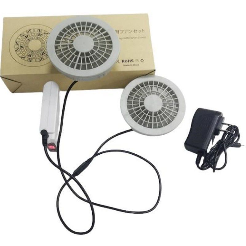 PSE-Lüfter-Batterieset 7.4V 5200mAh Jackenkühlventilator-Set 4 Stufen Windgeschwindigkeit