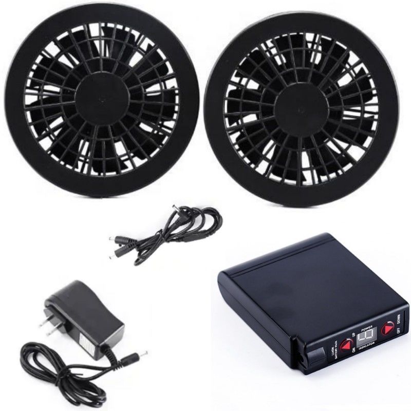 7.2V Jacket Kühlventilator Batterie-Set 4400mAh mit Ladegerät für Sommer-Arbeitsbekleidung