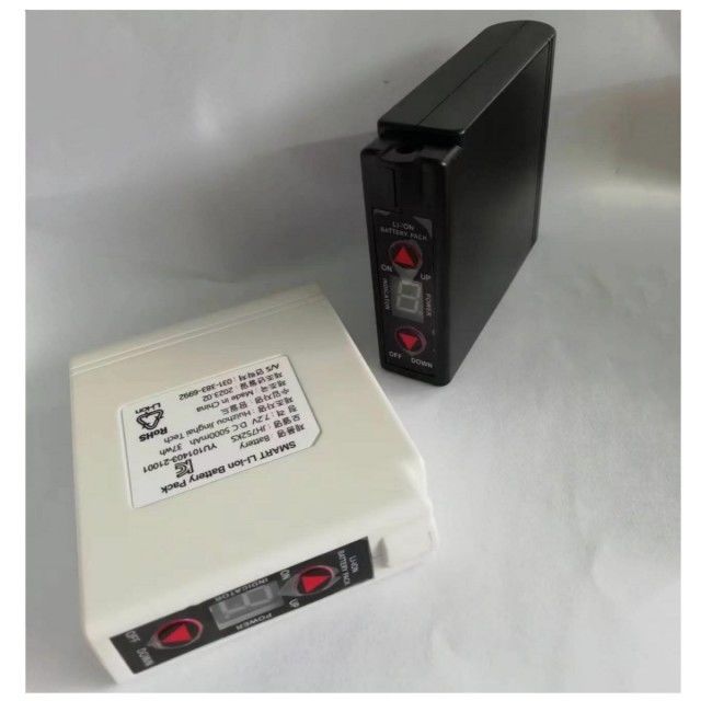 KC 7.4V 5200mAh Heizkleidung Batterie Ventilator Jacket Batterie mit Ein-/Aus-Schalter Auf- und Abwärtstemperaturregelung