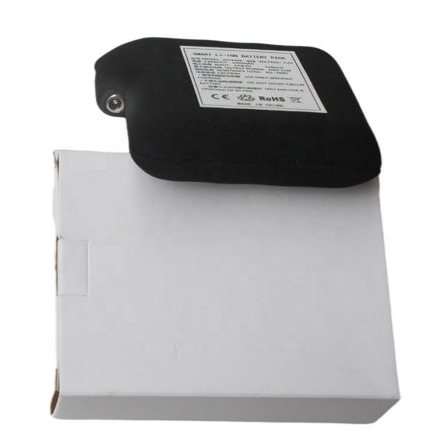 Schwarz gewickelte Batterie 7.4V 4400mAh 5200mAh 6400mAh 7000mAh Batterien für Heizwesten