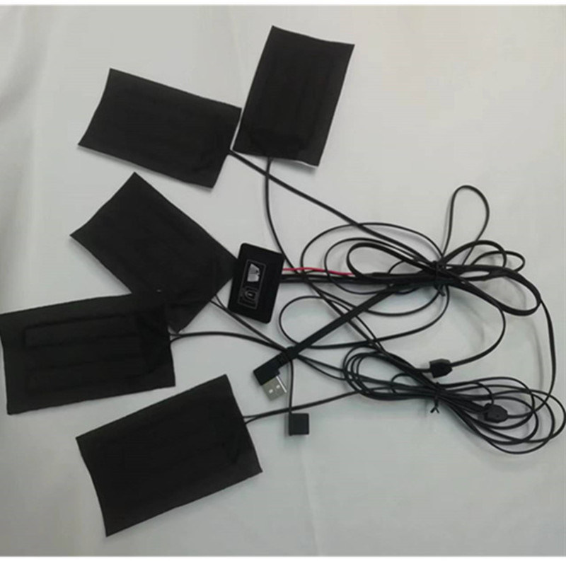 Decken Kleidung Heizkissen 5 Stück pro 7x11cm 5 In One 5V USB Heizkissen Für Weste