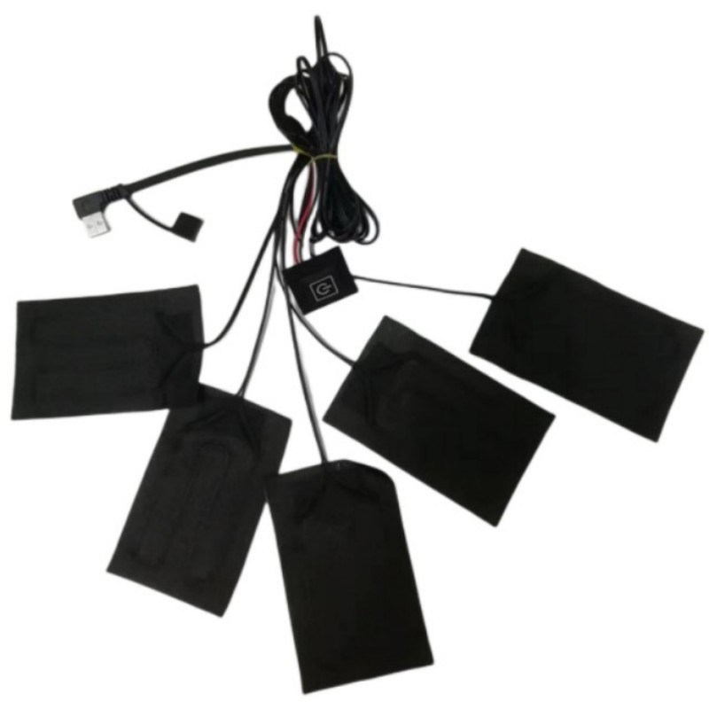 Decken Kleidung Heizkissen 5 Stück pro 7x11cm 5 In One 5V USB Heizkissen Für Weste