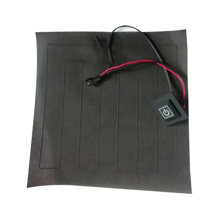 Custom Kleidung Heizkissen Größe 20x20cm 3.7V Mit SM 2Pin Stecker