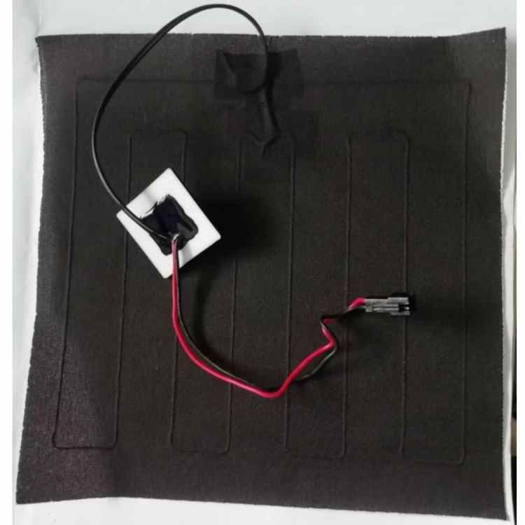 Custom Kleidung Heizkissen Größe 20x20cm 3.7V Mit SM 2Pin Stecker