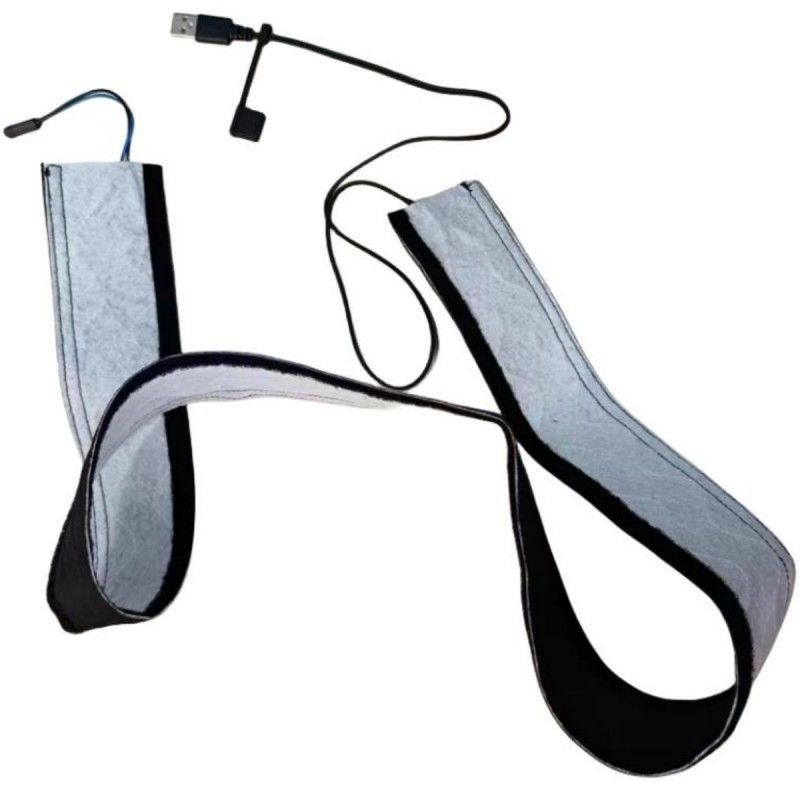 Schwarzes Spunlace Stoff kundenspezifisches Heizkissen mit 50cm Kabellange und automatischer Stromsteuerung