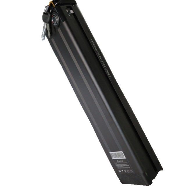 48V 20Ah Silber Fisch Stil E-Bike Batteriepack mit 13S8P 104pcs Zellen 515mm Länge