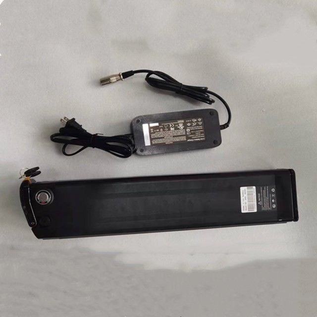 Silberfisch Lithiumbatterie 48V 25Ah Länge 630mm mit Ladegerät Für E-Bike