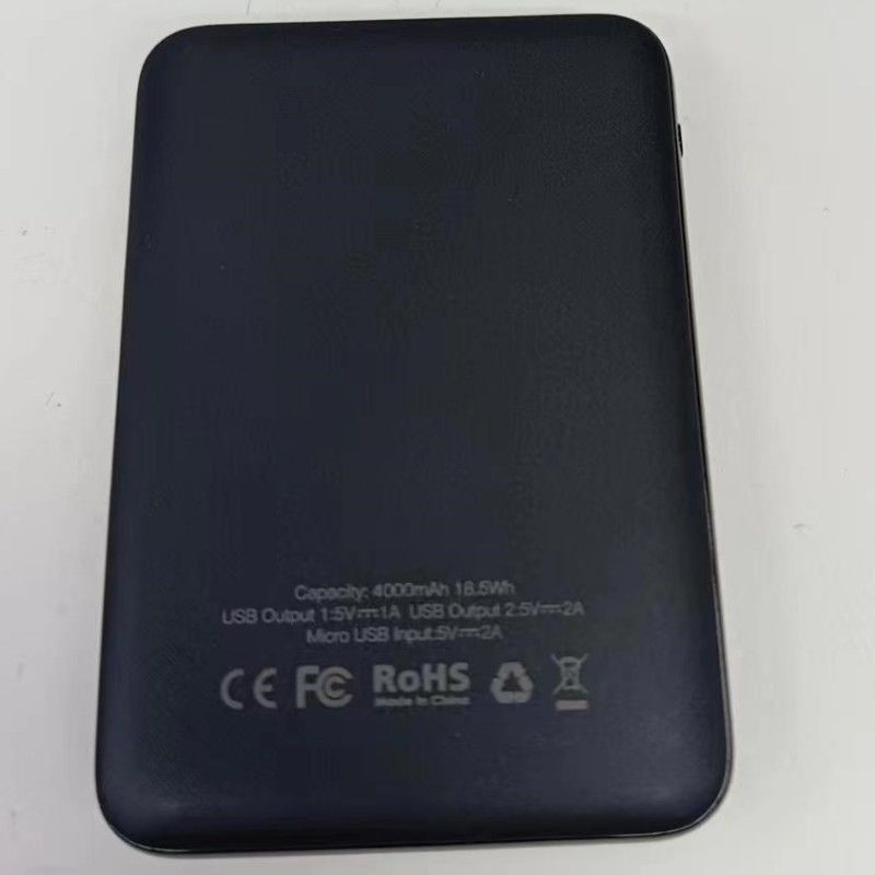 Mini-Schneller Powerbank 4000mAh 5V 2A Palm-Size Super Slim Batterie-Powerbank