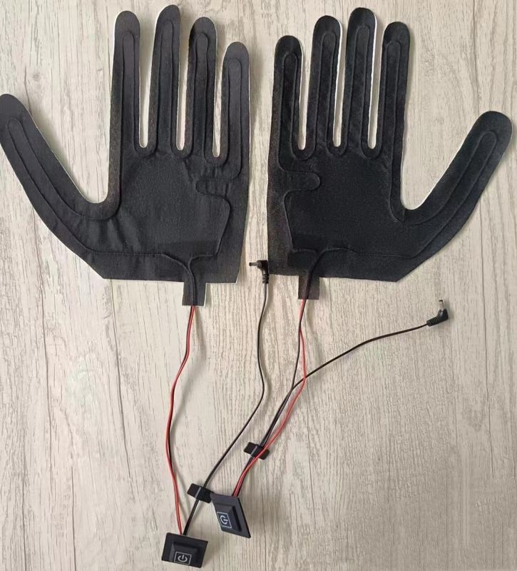 7.4V Heizkissen für Handschuhe mit DC-Stecker 3,5x1,35 mm