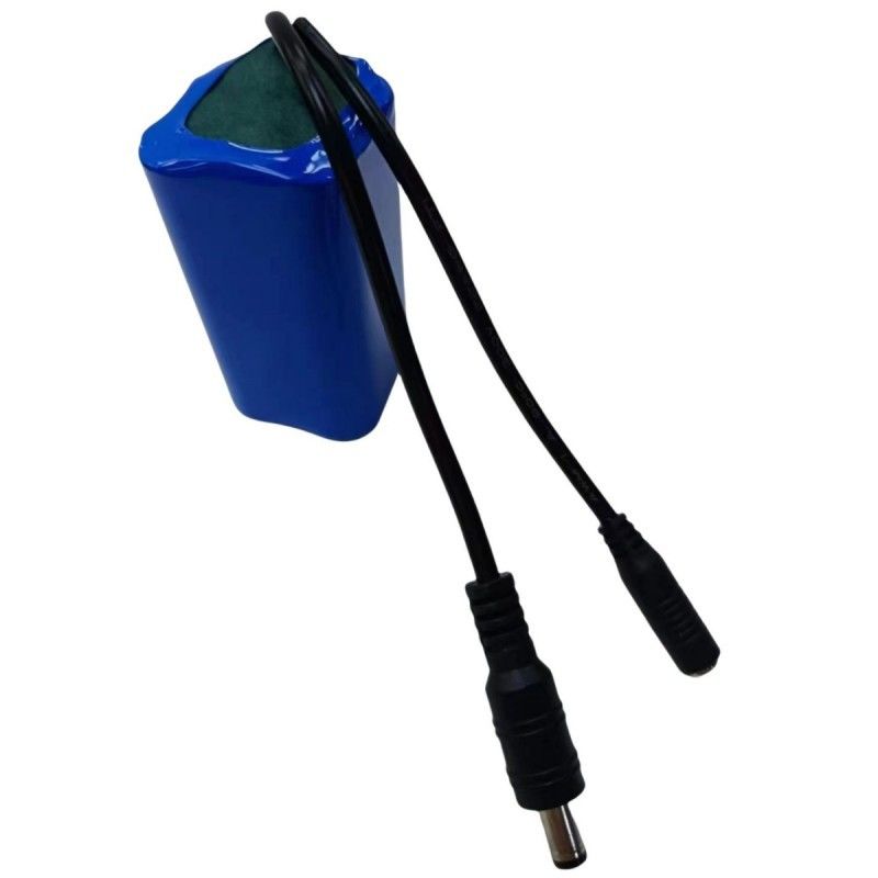 LED-Streifenlicht Batterie 7,4 V Max-Kapazität für 4 Zellen 18650 Batterie mit Gleichstromstecker