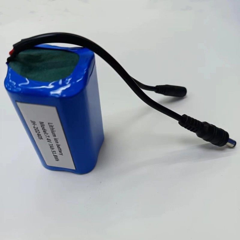 LED-Streifenlicht Batterie 7,4 V Max-Kapazität für 4 Zellen 18650 Batterie mit Gleichstromstecker
