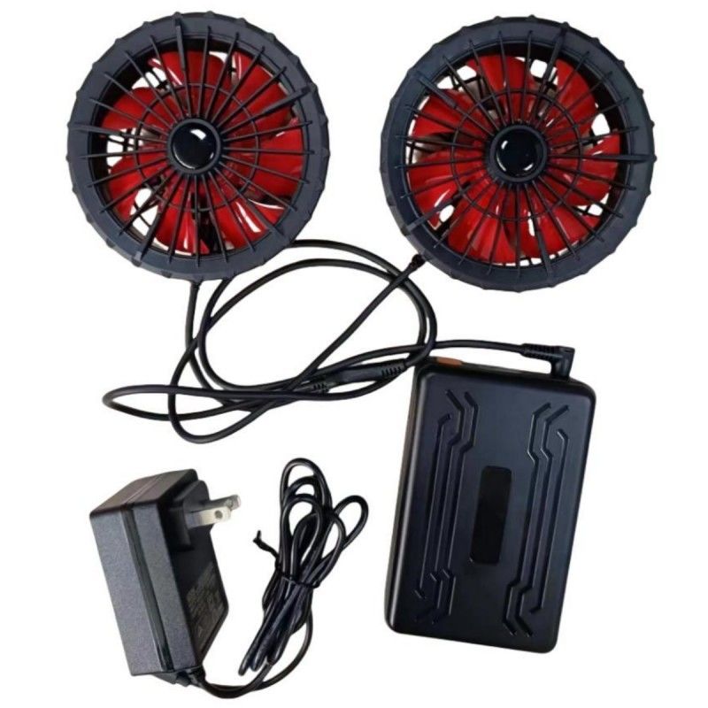 19V Ventilator Batterie Set 20000mAh Für Sommer Kühlweste 12H Arbeitszeit