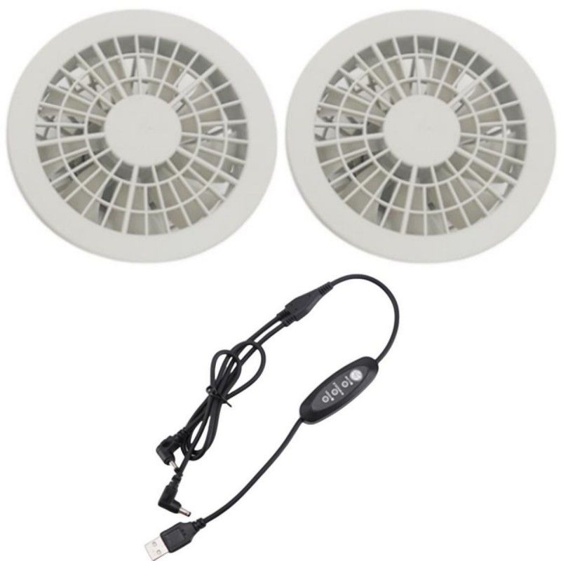 Drei-Level-Speed-Jacke Kühlventilator 2 Stück-Ventilator für Sommer-Arbeiter-Kostüme