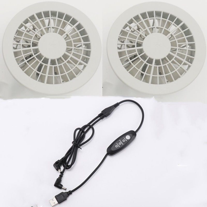 Drei-Level-Speed-Jacke Kühlventilator 2 Stück-Ventilator für Sommer-Arbeiter-Kostüme