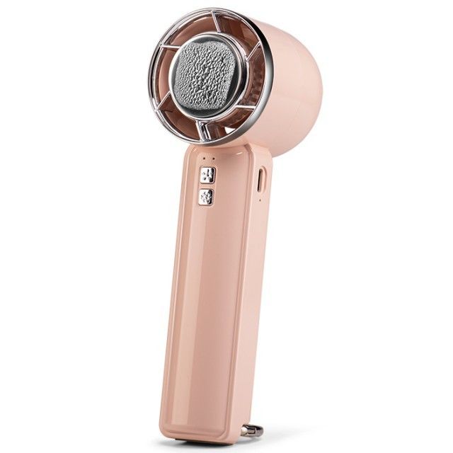 Kleiner Halbleiter-Kühlventilator Fünf Stufen Starker Wind Eiskalter Ventilator Bladeless Mini Handventilator mit Eiskühler