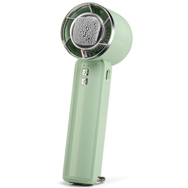 Kleiner Halbleiter-Kühlventilator Fünf Stufen Starker Wind Eiskalter Ventilator Bladeless Mini Handventilator mit Eiskühler