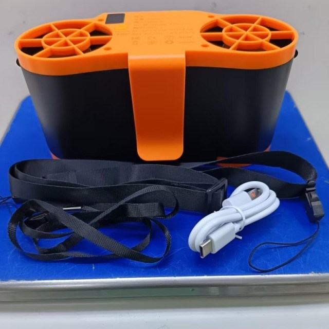 20000mAh Akku Tragbarer Hüftventilator mit 6 einstellbaren Geschwindigkeitsstufen und Powerbank-Funktion