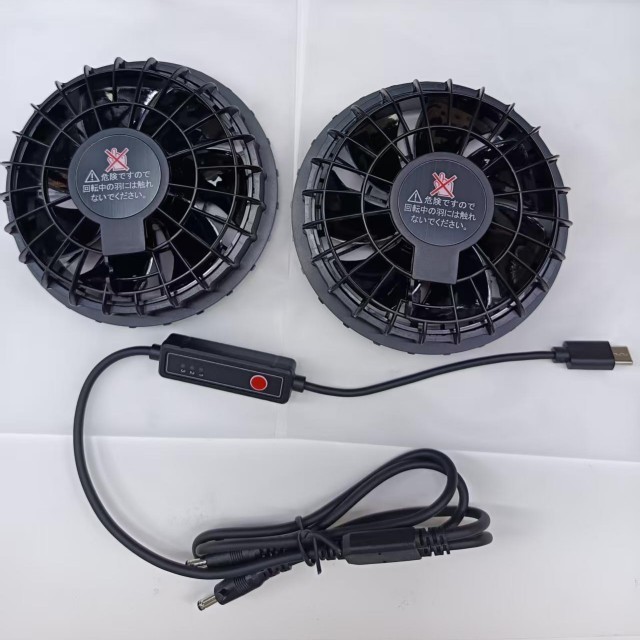 5V Luftkühlventilator 2pcs Innenhemdventilator für Außendienstmit Typ C-Stecker