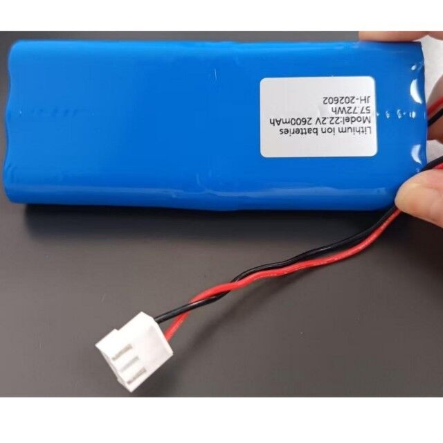 Benutzerdefinierte wiederaufladbare 18650 Li-Ionen-Batterien 22,2v 2600mAh mit 3Pin-Anschluss