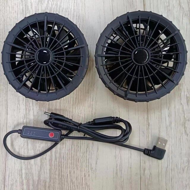 Sommerkühlung-Außenbekleidung-Ventilator mit 3 Geschwindigkeitsstufen für Jackenkühlung, superdünn 34 mm