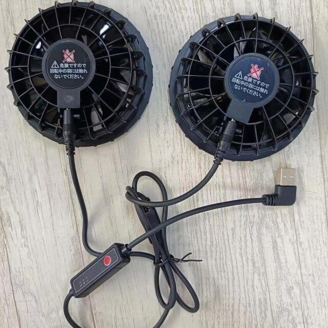 Sommerkühlung-Außenbekleidung-Ventilator mit 3 Geschwindigkeitsstufen für Jackenkühlung, superdünn 34 mm